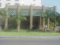 President Mkapa's car parked in front of the Holiday Inn